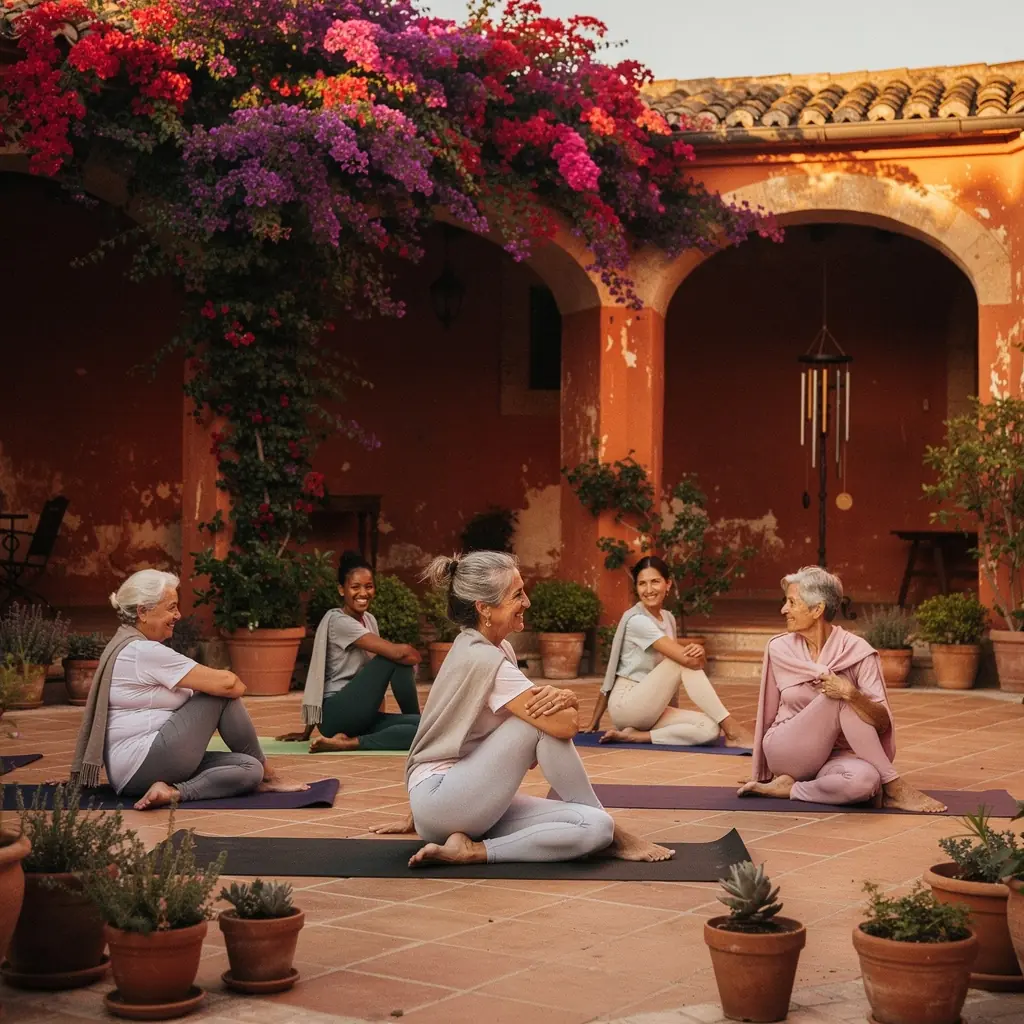 Manos realizando ejercicios de flexibilidad, con énfasis en el cuidado de las articulaciones y la reducción de la inflamación.